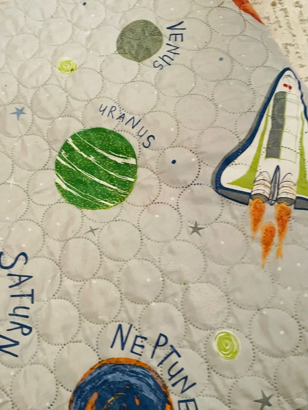 Space Quilted Throw/Comforter - Twin/Full